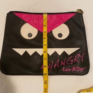 Cute Unique Angry Face Zip Bag GUC